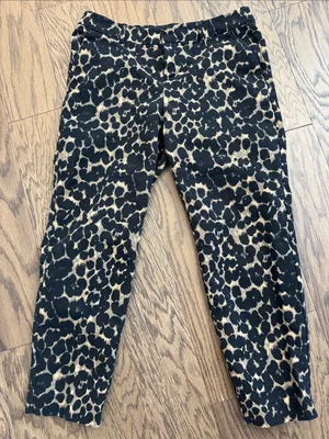 Old Navy women’s ' Leopard Print pants ~ thumbnail 1