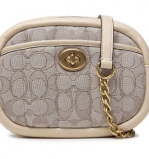 Coach Quilted Signature Jacquard Small Camera Bag thumbnail 1