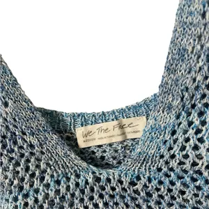 FREE PEOPLE We The Free Under The Starlight Sleeveless Crochet Sweater Tank Top thumbnail 6