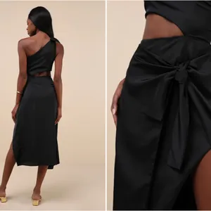 LULU's Sexy Chic Wedding Formal Event Night Out Party Vacation Resort Midi thumbnail 5