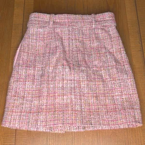 Lovers‎ + Friends REVOLVE Amira Notched Front Tweed Mini Skirt Belt Pink Size XS thumbnail 13