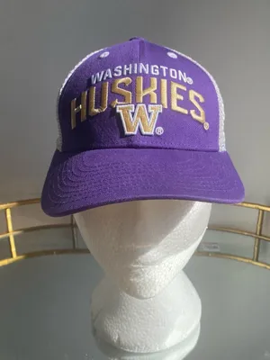 College fan gear collegiate UW university of Washington Huskies cap hat unisex thumbnail 1