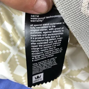 Special Blend Hooded Full‎ Zip Snow Coat in Blue White Size Medium thumbnail 6