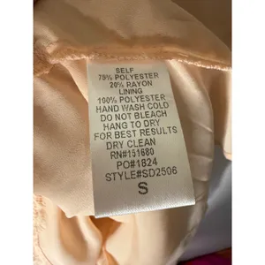 NWT storia lace‎ tiered v neck maxi dress peach size small thumbnail 7