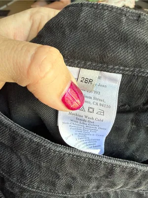 Everlane The Low-Key Jean Black Size 28R thumbnail 5