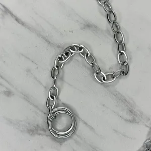 Womens Silver Double Chain Belt Small (S) Medium (M) Draped Y2K Style ✨ thumbnail 9