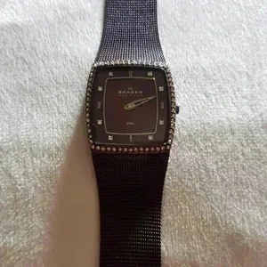 Skagen Brown Stainless Steel Mesh Watch • Needs New Battery thumbnail 3