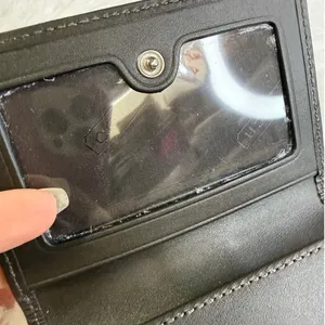 y2k Coach Brown Card Holder Wallet thumbnail 4