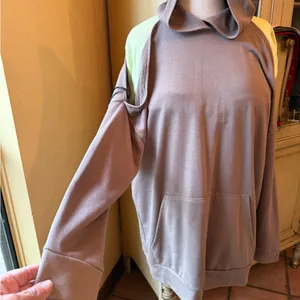Forever 21 Tan Knit hoodie thumbnail 2