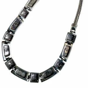 Brighton Tribeca Silver Tone Adjustable Choker Necklace Scroll Link Necklace thumbnail 6