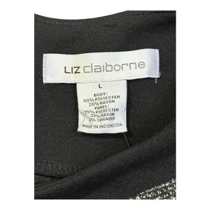 Liz Claiborne Shift Dress Womens‎ Large Black Multi Tweed Sleeveless Career NEW thumbnail 7