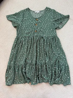 Green dress Hayden Los Angeles thumbnail 1