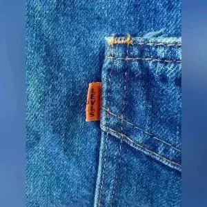 Vintage Levi Strauss &‎ Co Levi's Denim Jeans Jacket Blazer Orange Label Western thumbnail 2