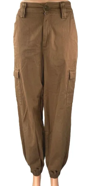 Urban Outfitters BDG Women's Brown Barrel Carrot High Rise Cargo Pants Size XS thumbnail 1