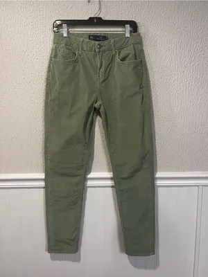 Boden Green Girlfriend Denim Corduroy Mid rise pants size 6 regular thumbnail 5