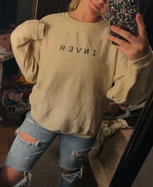 Vintage crewneck Tan Size M thumbnail 1