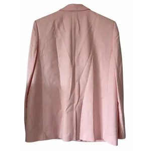 J. Crew Relaxed‎ Double-Breasted Blazer City Twill Light Pink Women's Size 4 thumbnail 2