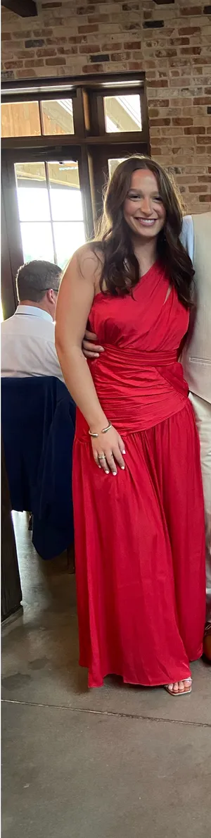 These Three Red Maxi Boutique Dress thumbnail 2