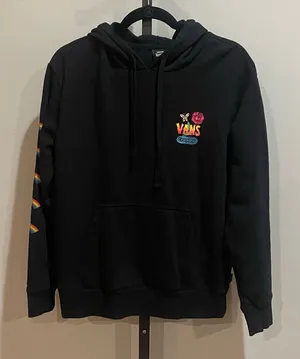 Vans X Crayola Graphic Print Black Hoodie Size Small thumbnail 1