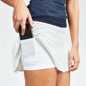 NWT Tasc Peformance Rhythm Tennis Skirt White Ace Dot‎ Size X-Large thumbnail 2