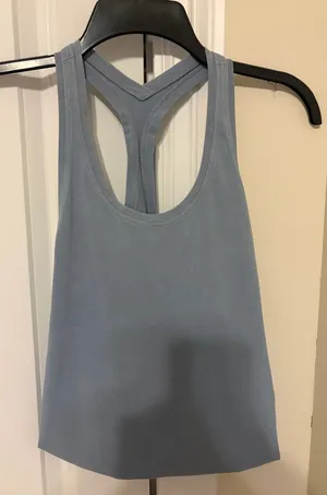 Lululemon blue cool racer back tank thumbnail 1