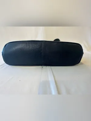 Mulberry Black Leather Hobo Bag with Brass Button thumbnail 7