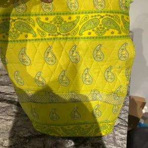Paisley Patterned Yellow lunch Bag thumbnail 10