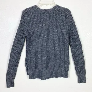 Abercrombie Grey Knit Crew Neck Sweater thumbnail 2