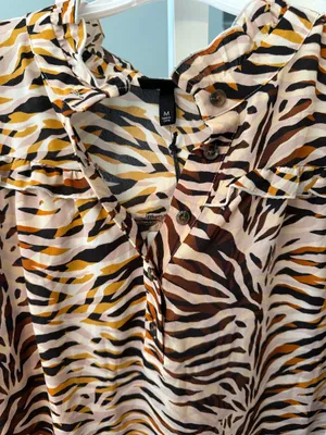 tiger print blouse thumbnail 3