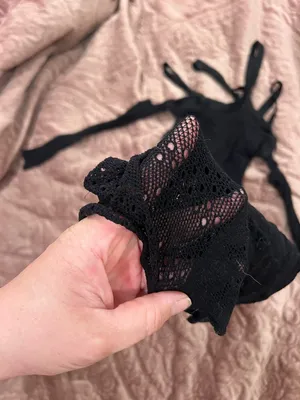 Women's One-Shoulder Black Tie-Detail Dress thumbnail 2