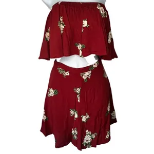 Stone Brigade Two‎ Piece Shorts Set Red thumbnail 8