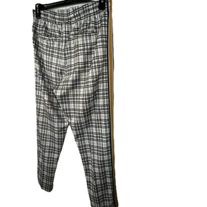 Urban Outfitters Medium Pants Plaid Pull-On Stretch Zip Pockets Hi-Rise Creased thumbnail 7