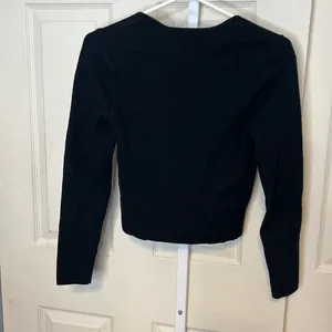 Abercrombie & Fitch Sweetheart Neckline Top Black Size Small thumbnail 8