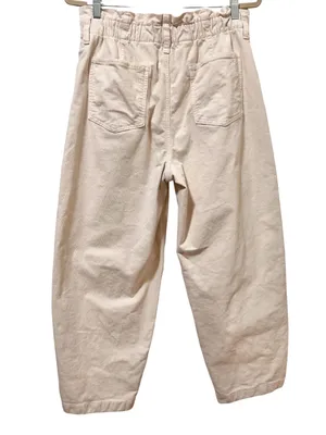 American Eagle Barrel Corduroy Pants 8 Cream thumbnail 7