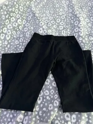 Black flare sweatpants hollister thumbnail 3