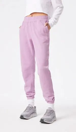 Outdoor Voices • Cotton Terry Sweatpant jogger pants Provence cotton lavender thumbnail 1