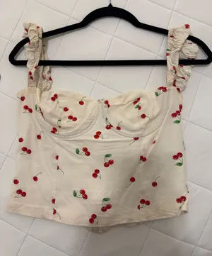 Princess Polly Cherry Top thumbnail 1