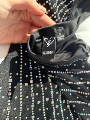 Black Sparkly Windsor Dress thumbnail 5