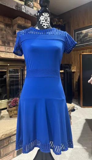 Michael Kors Blue Dress thumbnail 1