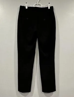 Vince Soft Tailored Ankle Trousers In Black Size 6 thumbnail 4