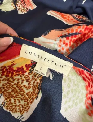 Love Stitch Deisy wrap maxi dress large thumbnail 5