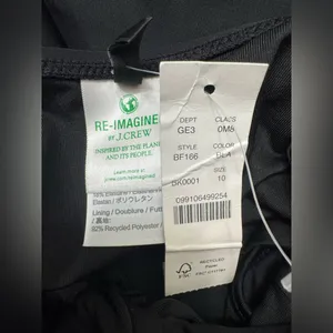 NWT J.Crew Cutout Tie-Back One-Piece Swimsuit | Chic Resort Swimwear thumbnail 4