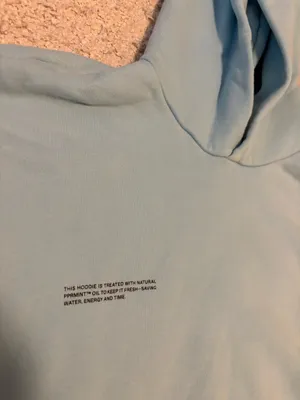 Pangaia blue hoodie thumbnail 4