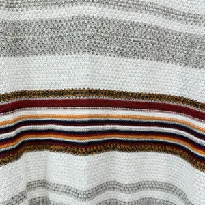 Torrid Ivory Colorful Stripes Shawl Knit Open Front Cardigan‎ Sweater Size 2X thumbnail 8