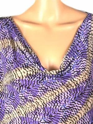 BCBGMAXAZRIA KESI Purple One-Shoulder Lightweight Dress NEW WITH TAGS Medium thumbnail 3