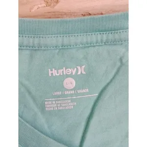 Women's Hurley Aloha Vibes Graphic T-Shirt - Size Large (L) Mint Green - Floral thumbnail 6