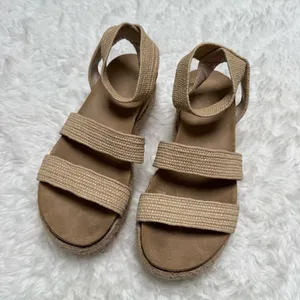 Esprit Tan Gigi Platform Espadrille Ankle Strap Sandals Size 6 thumbnail 9