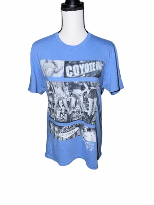 Coyote Ugly Blue Graphic Print Crew Neck Short Sleeve Unisex T-Shirt Tee thumbnail 2