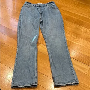 Abercrombie & Fitch the ‘90sslim straight ultra high rise jeans 27/4XS. thumbnail 1