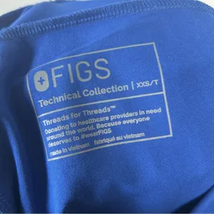 Figs Boston Slim Jogger Scrub Pants in Electric Blue Size XX-Small Tall NWT thumbnail 4